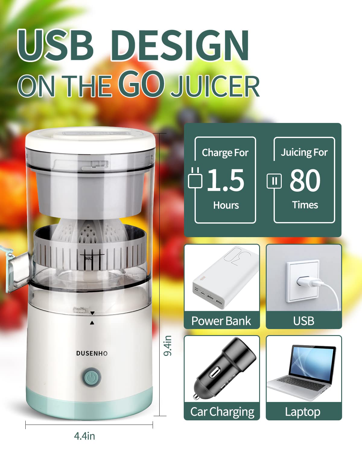 Portable Juicer for Fruits