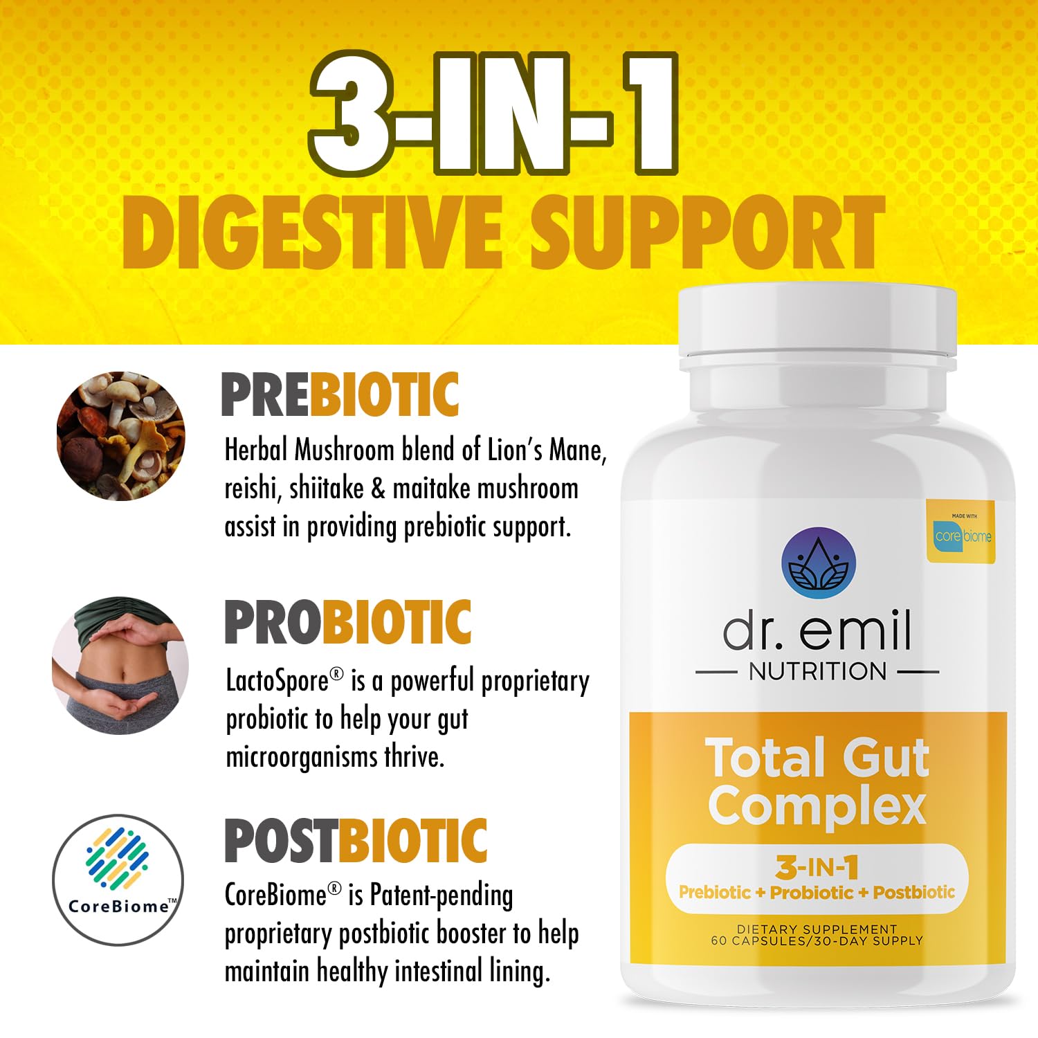 Postbiotic Gut Health Supplements for Women