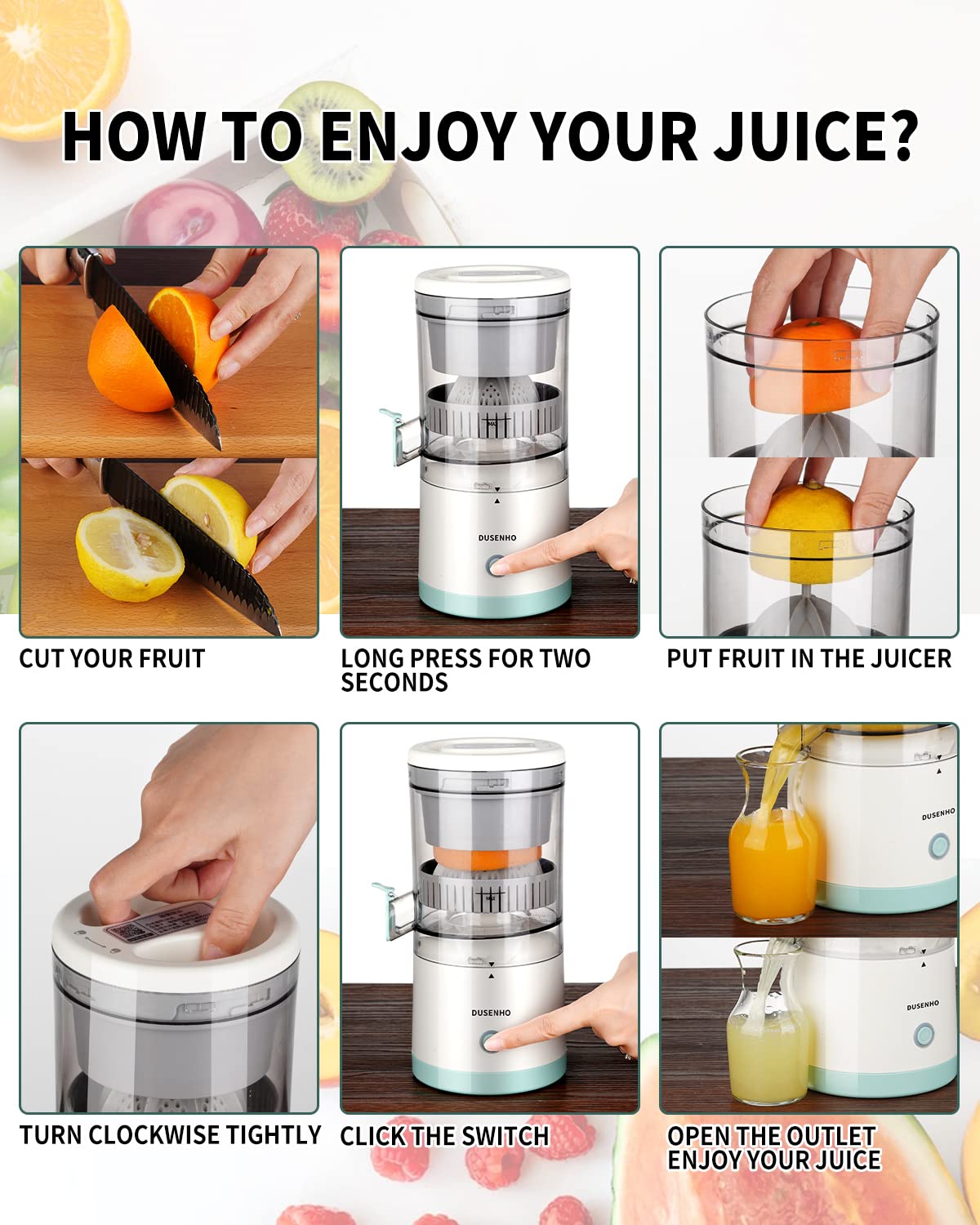 Portable Juicer for Fruits