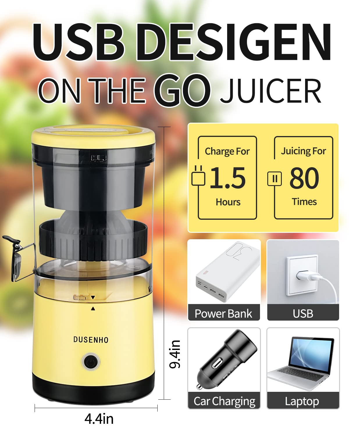 Portable Juicer for Fruits