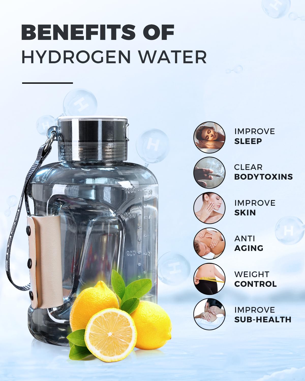 57Oz Hydrogen Water Bottle