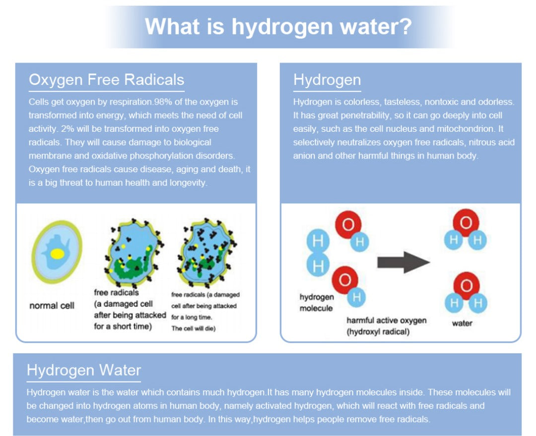 Hydrogen Rich Water Bottle